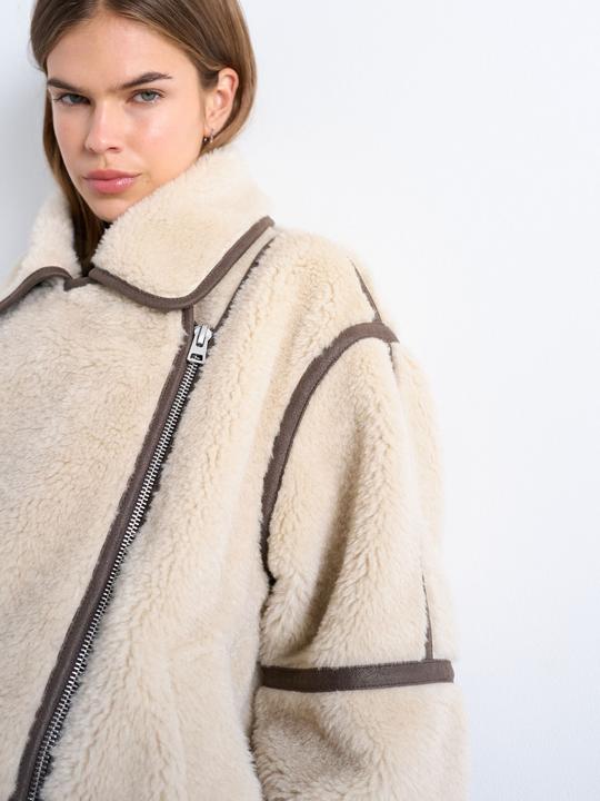 Produktbild Spokey Fly-Away Kragen Jacke Teddyfell Jacke (S)