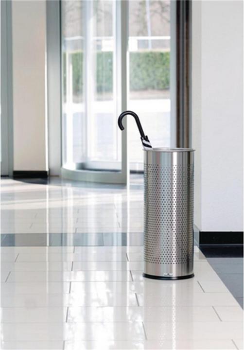 Image du produit Durable Porte-parapluies 337123 argent Acier inoxydable (30 x 30 x 68 cm)