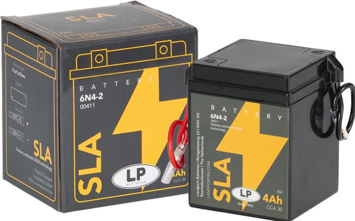 Landport Motorbike battery Sealed SLA 6N4-2 6V 4Ah - buy at Digitec