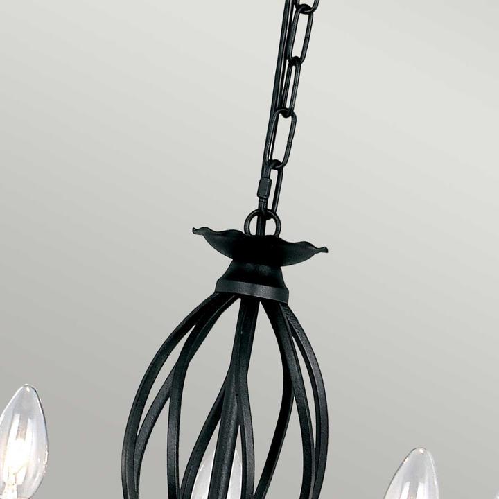 Image du produit Elstead Lighting Artisan Lustre E14 5 branches noir (47 cm)