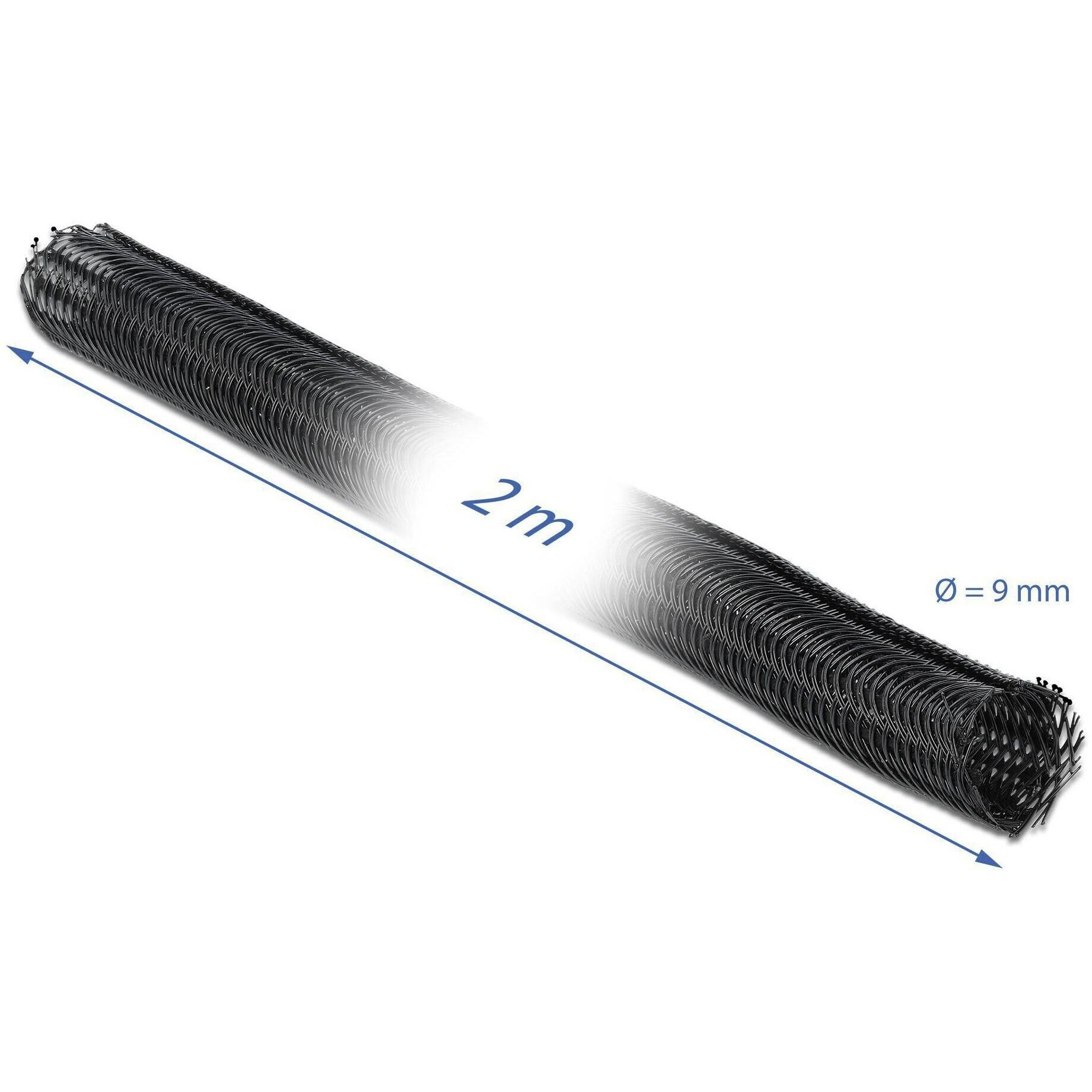 Thumbnail - Delock, Kabelschutz + Kabelführung, Kabelschlauch (Kabelschlauch, 2000 mm)