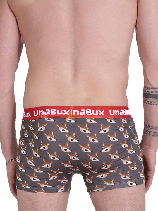 Produktbild Unabux Boxer BLACK WHITE RABBIT (L, 2er Pack)