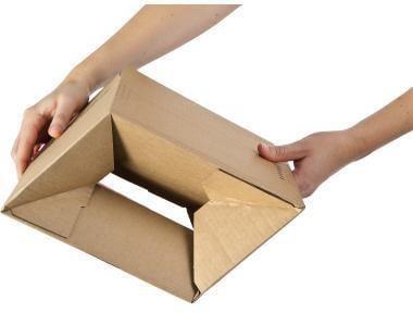 Actual product image Colompac Shipping carton Eurobox Inner dimensions: 29.4 x 8.7 x 19.4 cm (W x H x Material: Corrugated board (20 pcs., 29.40 x 19.40 x 8.70 cm)