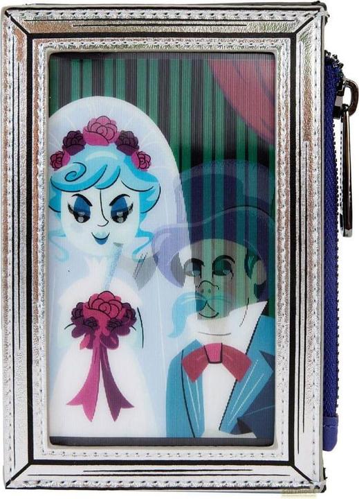 Actual product image Loungefly Haunted Mansion by card case Black Widow Bride