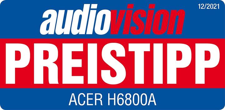 Actual product image Acer H6800a DLP 4K UHD (UHD, 3600 lm, 1.5 - 1.66:1)