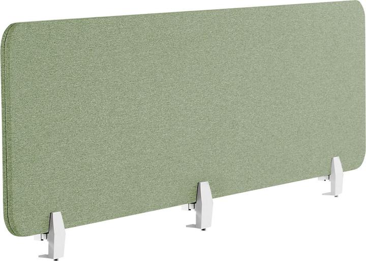Beliani Desk divider light green 180 x 40 cm WALLY