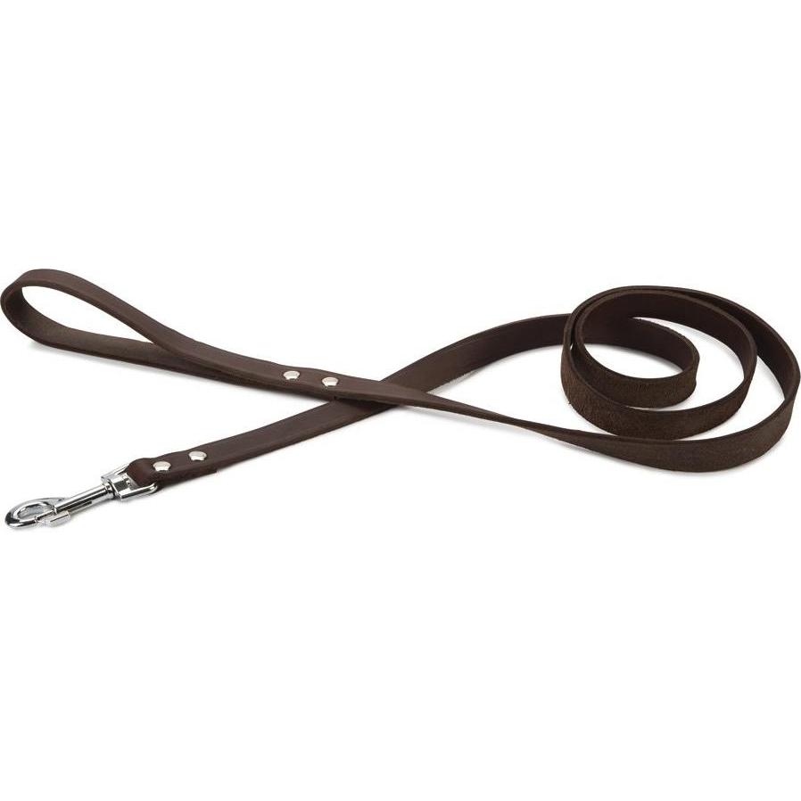 Beeztees BZ LEDERLEINE BRAUN 165X20 (Hund), Halsband + Leine