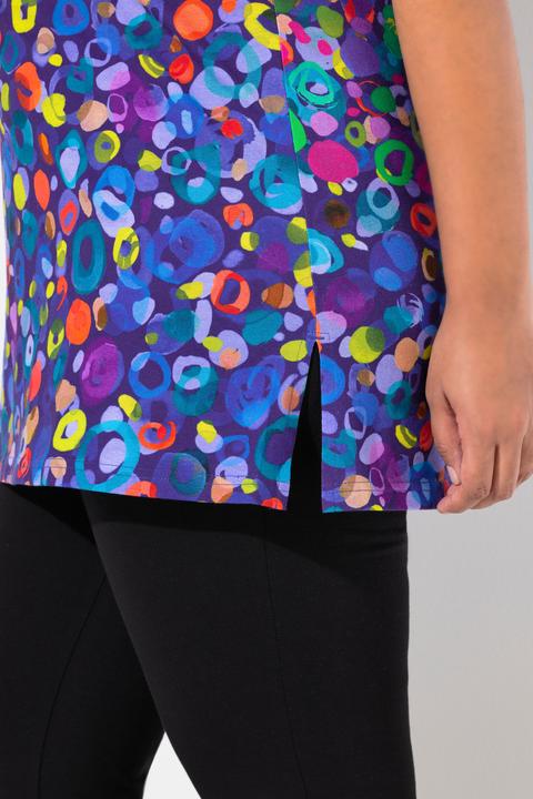 Produktbild Ulla Popken Longshirt, A-Linie, Rundhals, Keyhole, Halbarm (58)