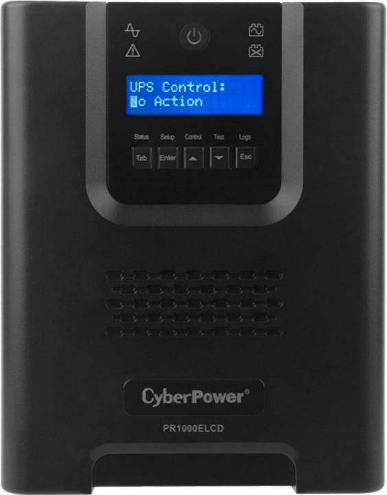 Produktbild Cyberpower PR1000ELCD Line-Interactive 1000VA/900W Sinsuwelle AVR LCD Ausgang (8) IEC RS232 USB HID EPO SNM... (1000 VA, 900 W, Line-Interaktiv USV)