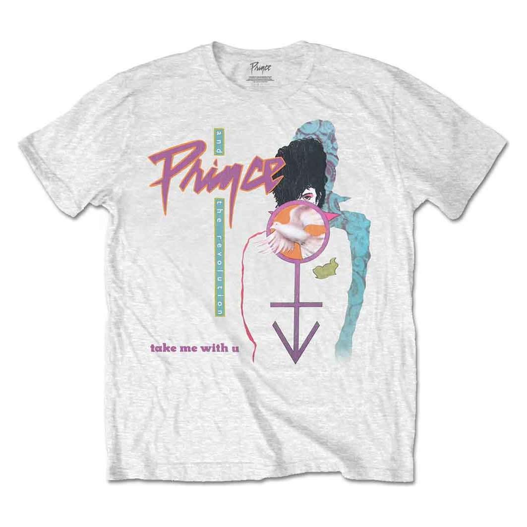 Prince, Herren, Shirts, Take Me With U, Weiss, (L)