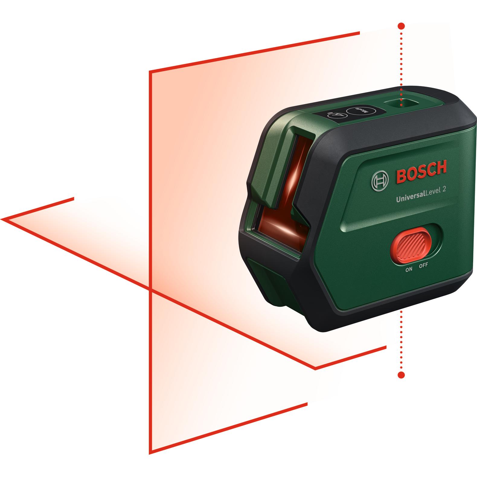 Bosch Professional, Laser lineare, Bosch Kreuzlinienlaser UniversalLevel 2 UNI (Standard)
