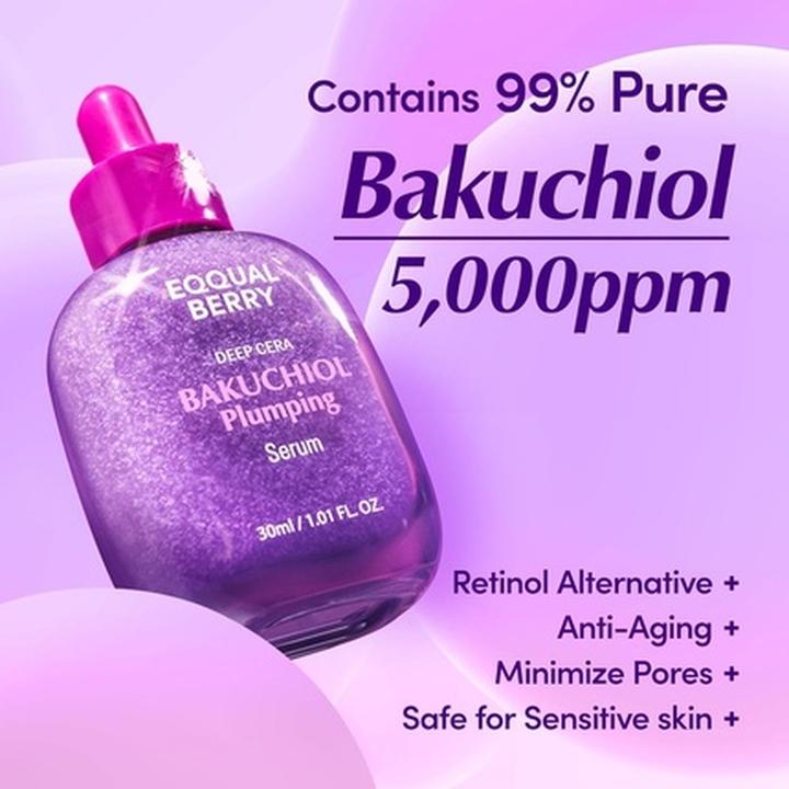 Produktbild Eqqualberry Bakuchiol Plumping Serum (30 ml)