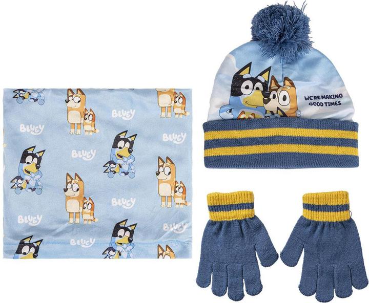 Immagine prodotto Bluey Cappello, sciarpa e guanti colorati