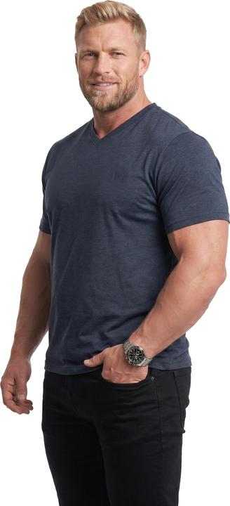 Actual product image Men+ T-Shirt, Basic, 2er-Pack, Halbarm, V-Ausschnitt (4XL)