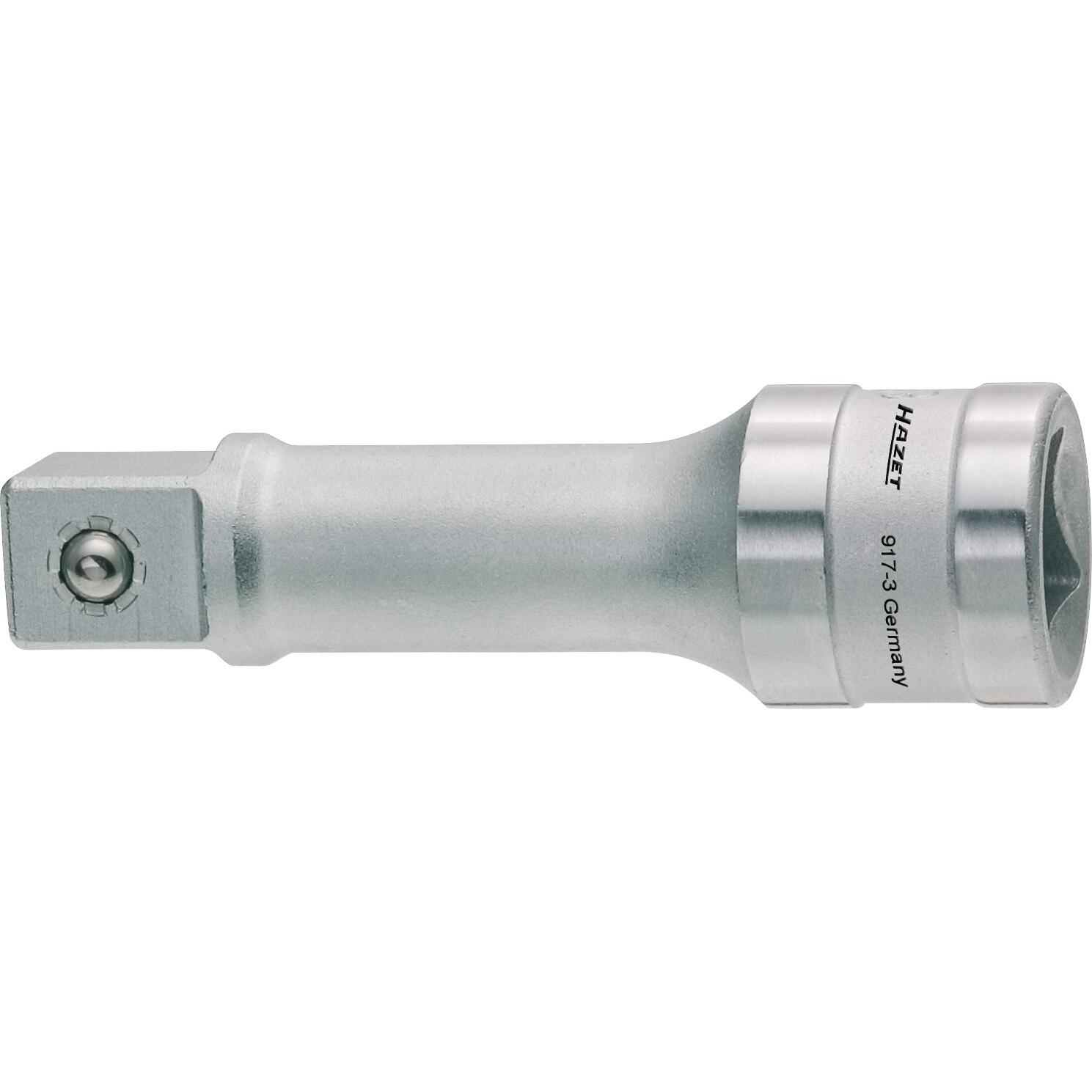 HAZET, Steckschlüssel + Stecknuss, Verlängerung 917-3 ∙ Vierkant12,5 mm (1/2 Zoll) ∙ Vierkant 12,5 mm (1/2 Zoll)