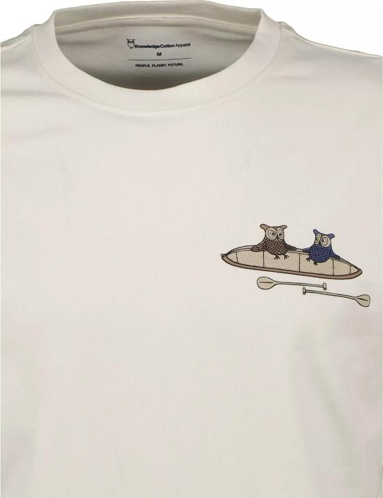Actual product image KnowledgeCotton Apparel Regular S/S Heavy Single Printed (XL)