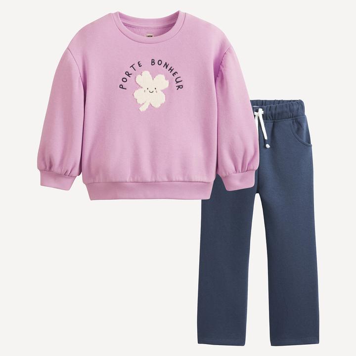 Produktbild La Redoute Collections 2-teiliges Set aus Sweatshirt und Joggpants (110)