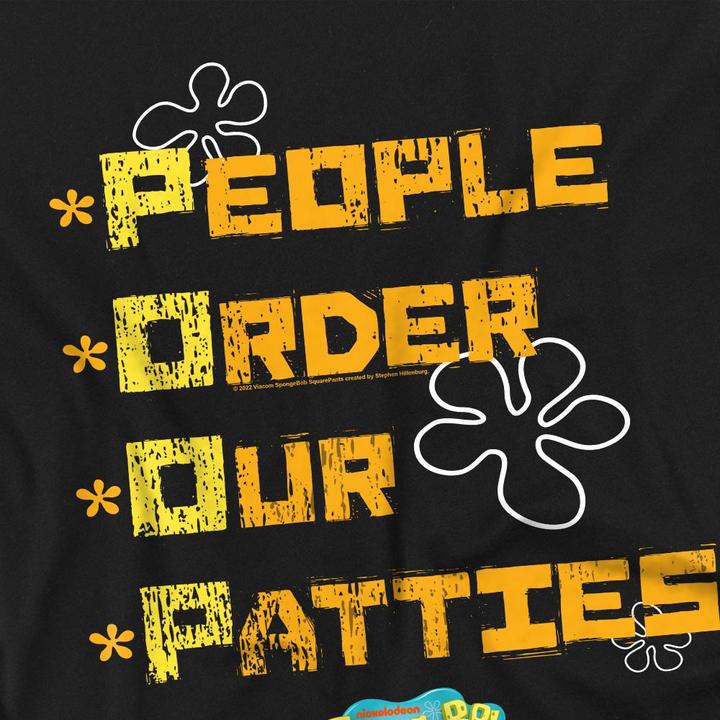 Produktbild Spongebob Squarepants People Order Our Patties TShirt (M)