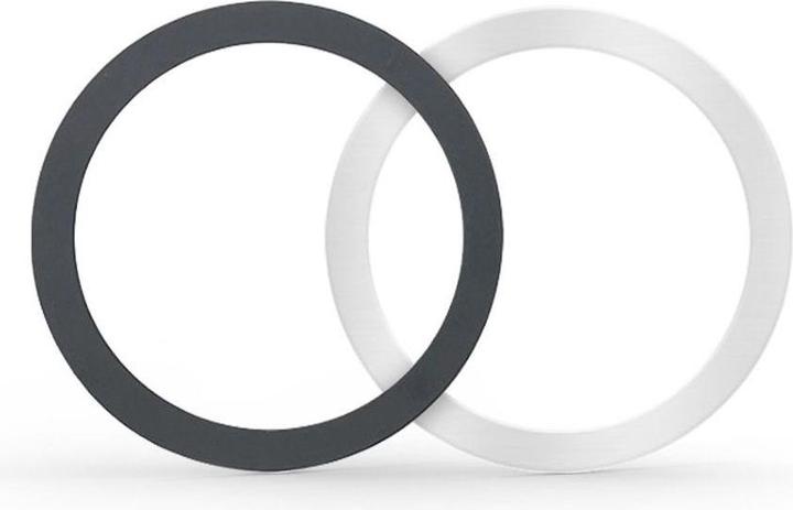 Tech-Protect MagMat MagSafe magnetische ring universeel - zwart / zilver (2 stuks)