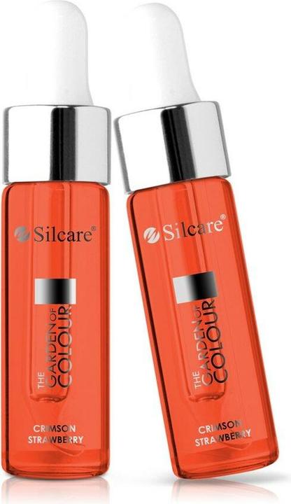 Silcare De Tuin van Kleur Regenererende Nagelriem- en Nagelolie Aardbei Crimson 15Ml (15 ml)