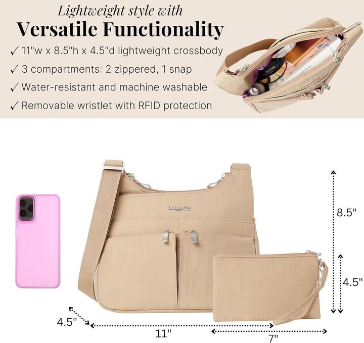Immagine prodotto Baggallini Borsa a Tracolla Crossover