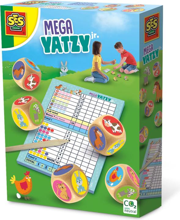 Ses Mega Yatzy Junior (Englisch, Französisch, Niederländisch, Deutsch)