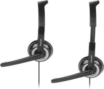 Actual product image Hamlet Smart Headset for computer with microphone and usb connection (Cable, USB-A)
