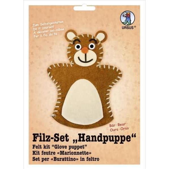 Ursus Filz-Set Handpuppe Bär