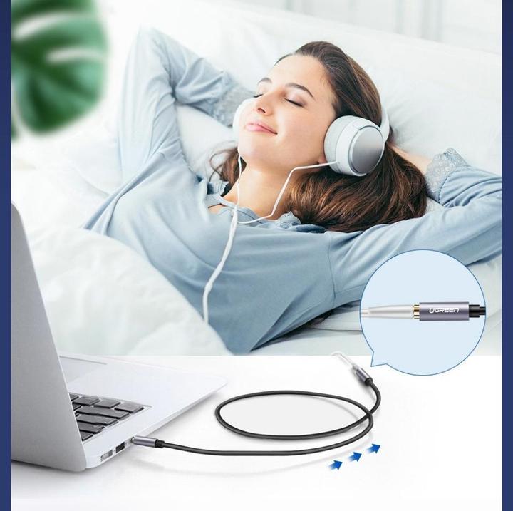 Immagine prodotto Ugreen 10595 Cavo audio (3 m, Connettore da 3,5 mm (AUX))