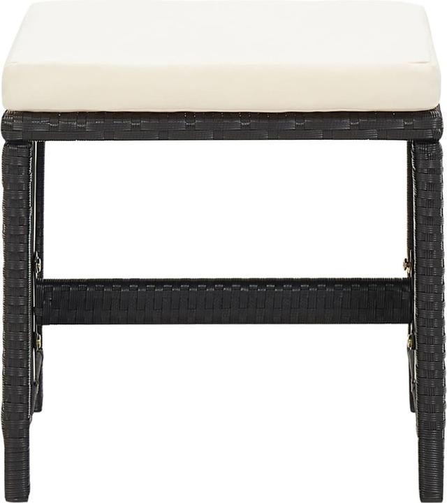 Produktbild vidaXL Gartenstuhl und Hocker