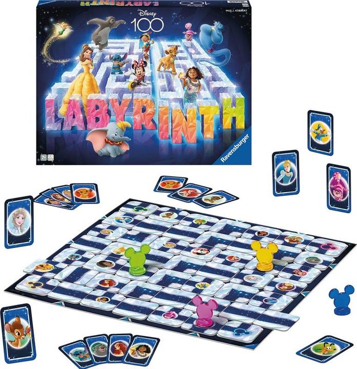 Actual product image Ravensburger Disney Labyrinth 100th Anniversary (German, Spanish, French, Dutch, Italian, Portuguese, English)