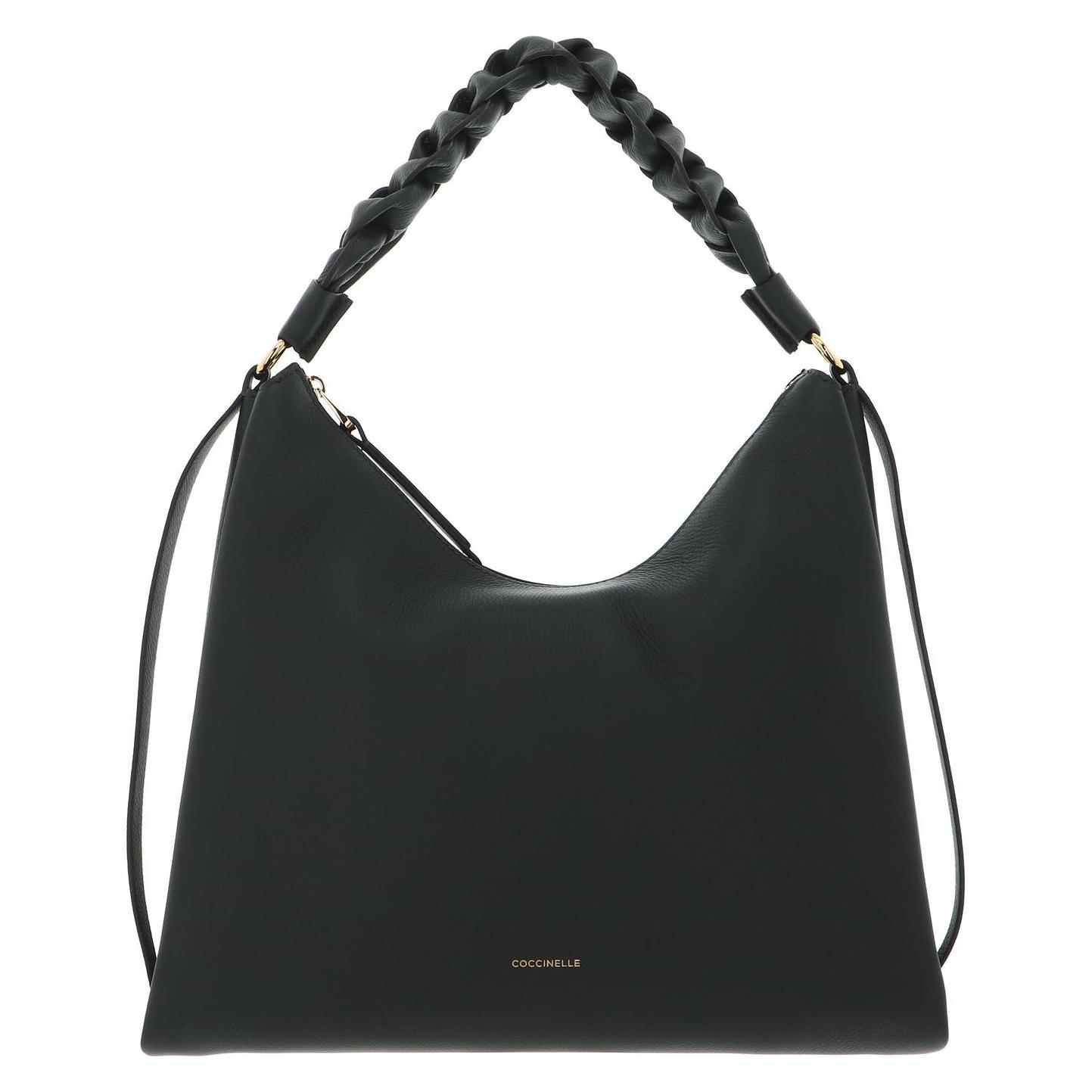Coccinelle, Damen, Handtasche, Boheme Grana Double Shoulder Bag, Grün