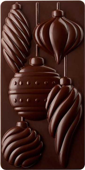 Produktbild Pavoni Schokoladentafel Giessform Weihnachtskugeln