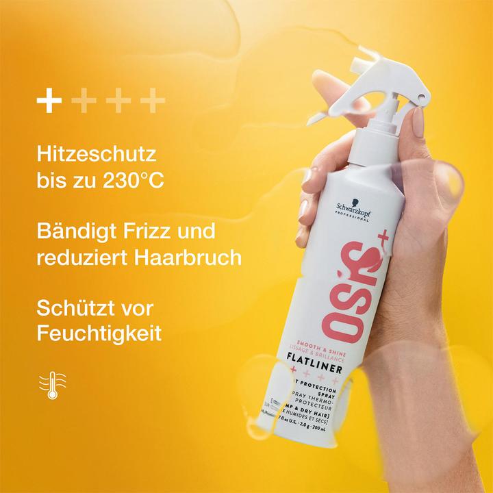 Produktbild Schwarzkopf Professional Osis + Flatiner Heat Protection Spray (200 ml)