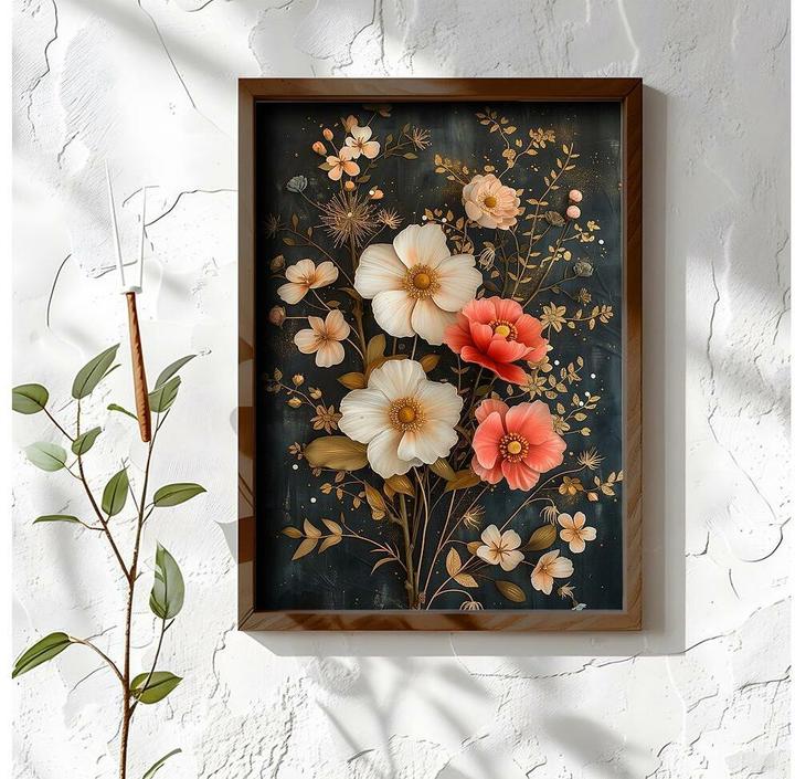 Immagine prodotto Wallxpert Immagine Fiori 35 x 47 cm (35 x 47 cm)