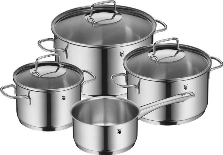 Produktbild WMF Astoria Topf-Set, 4-teilig (24 cm, Pfannenset + Topfset, Edelstahl)
