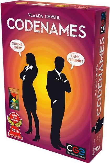 Actual product image Czech games edition Code names (German)