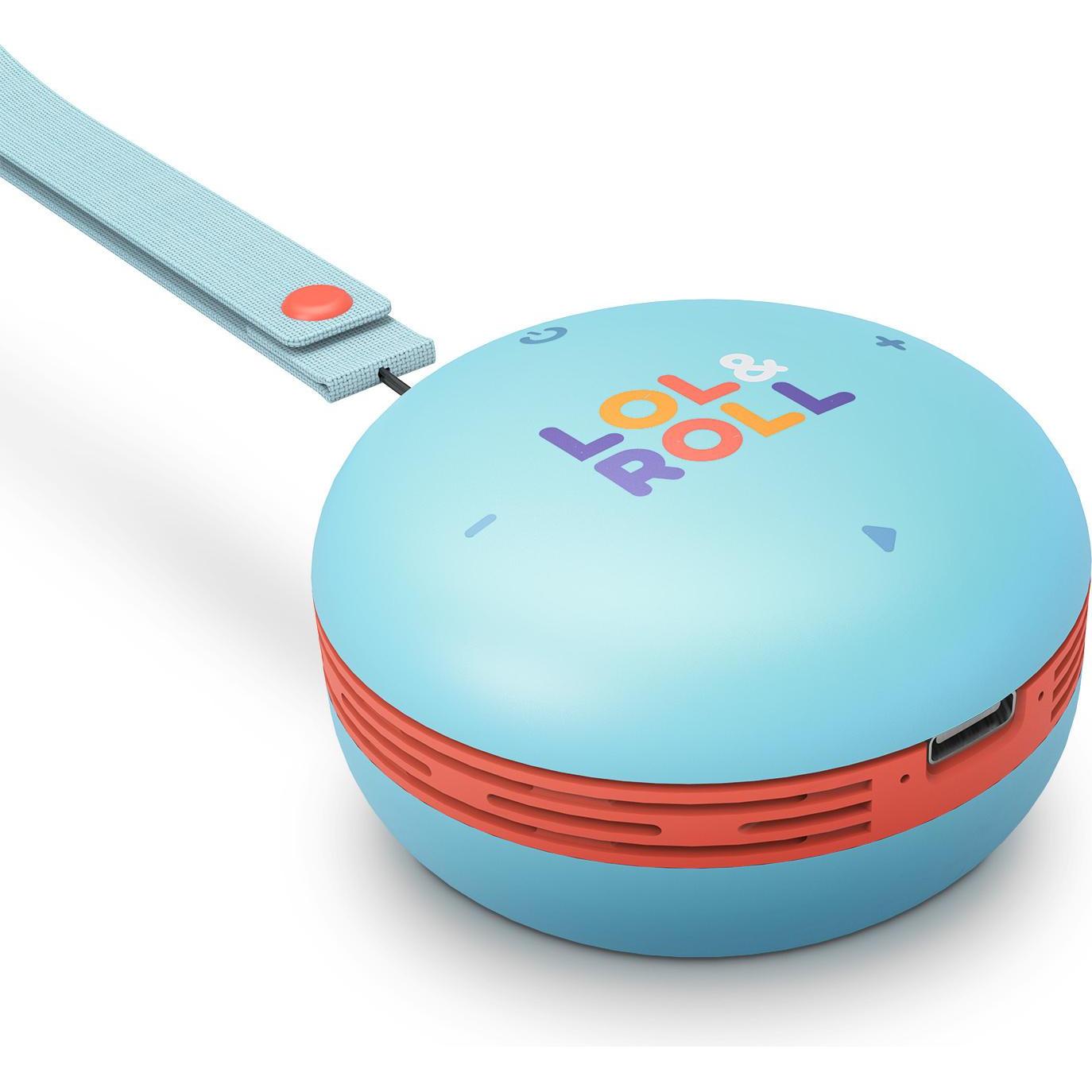 Energy Sistem Lol&Roll Pop Kids Speaker Blue (3 h, Akkubetrieb), Bluetooth Lautsprecher, Blau