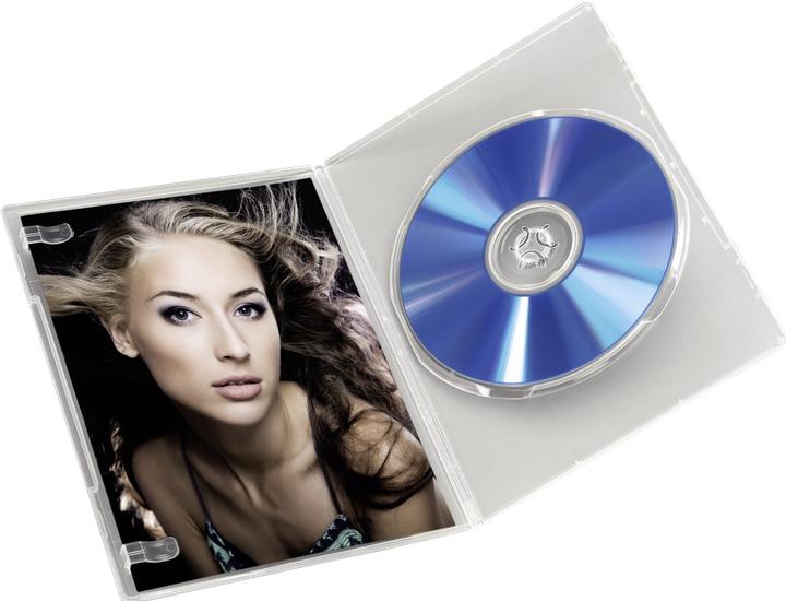 Image du produit Hama 1x10 DVD pochette vide Slim Transparent 50% vierge