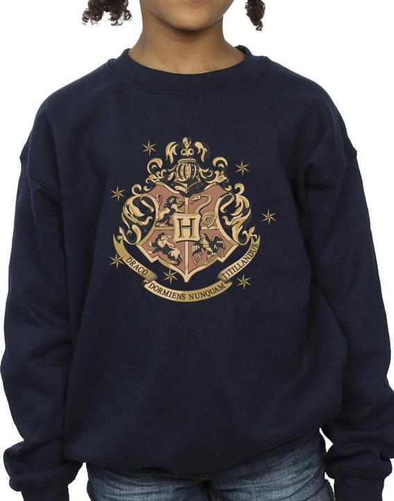 Immagine prodotto Gold Hogwart Crest Felpa Ragazze (140, 146)