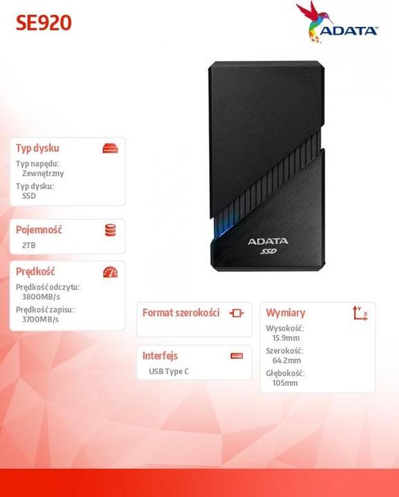 Produktbild Adata SE920 (2 TB)