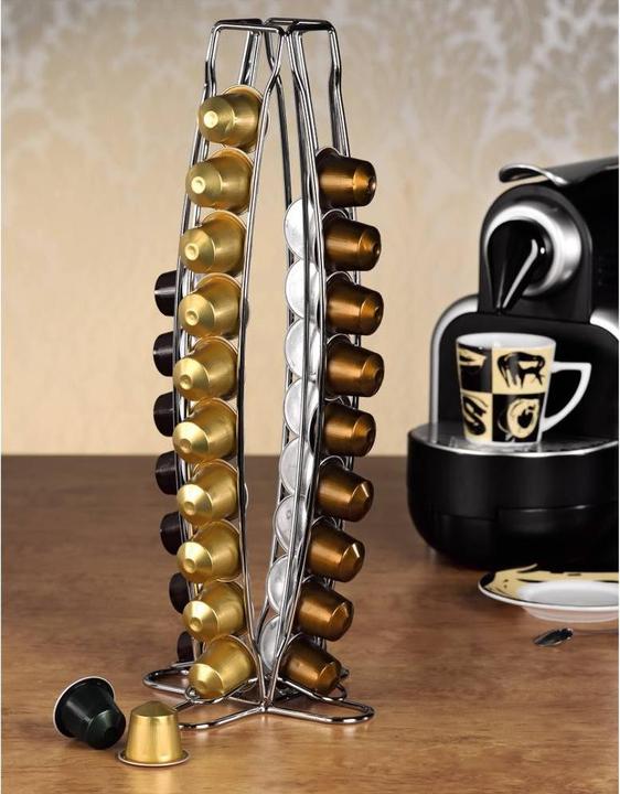 Produktbild Xavax Kapselhalter/-ständer Kaffee-Kapselständer "Torre" für Nespresso, 40 Kap