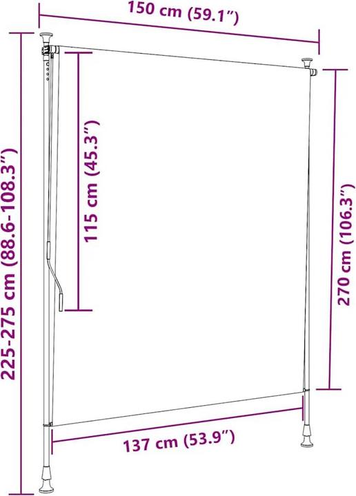 Immagine prodotto vidaXL Katalin (150 x 270 cm)