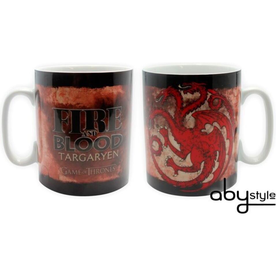 ABYstyle, Tasse, GAME OF THRONES - Targaryen Jumbo Tasse - 460 ml (460 ml, 1 x)