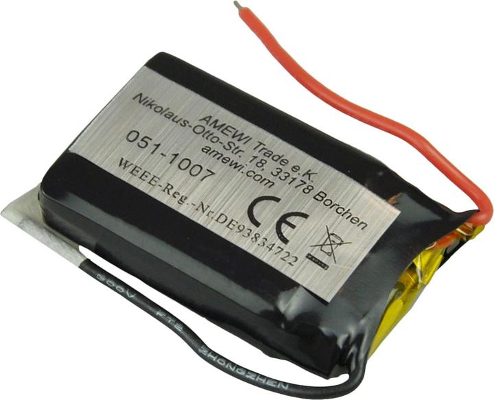 Immagine prodotto Amewi Batteria LiPo 3.7V 550mAh Extreme Air Cycle (3.70 V, 550 mAh)