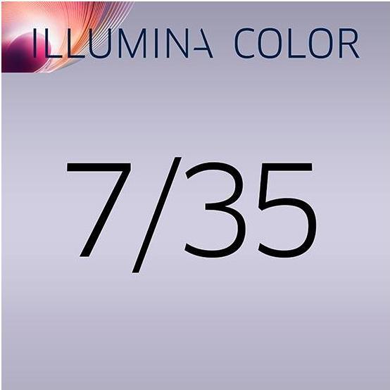 Actual product image Wella Illumina Color (7/35 Medium blonde gold mahogany)