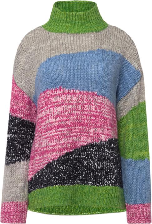 Produktbild Laurasøn Rollkragen-Pullover, Colorblocking (S)