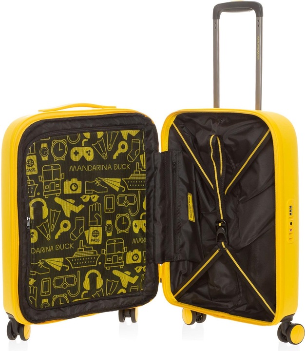 Produktbild Mandarina Duck Logoduck + 4 Rollen Kabinentrolley 55 cm (0.04 l, Handgepäck (bis 50l))