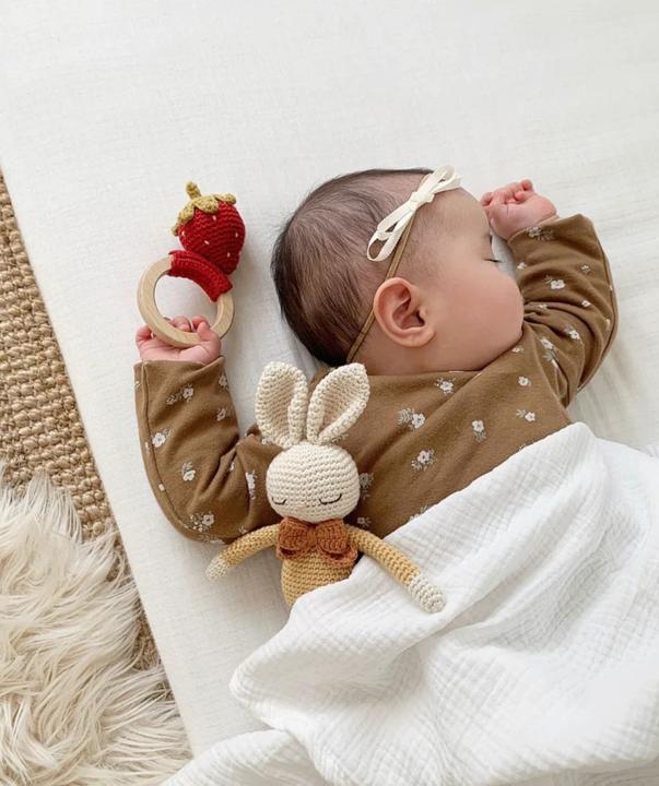 Actual product image Patti Oslo Teething ring Strawberry (0 Months)