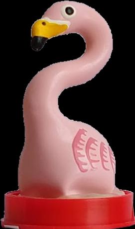 Actual product image Erco Scherzkondom „Pink Flamingo“ – Handbemalt, Naturkautschuklatex, Fun-Geschenk für Partys (1 pcs.)